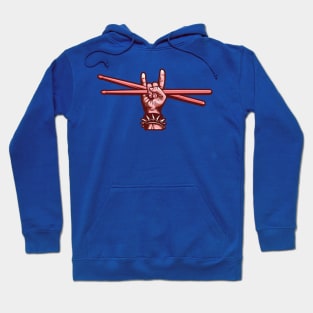 Rock Drummer Sticks Hoodie